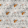 Fox and bunny (tan and white) |  Fabric Design | Amy MacCready